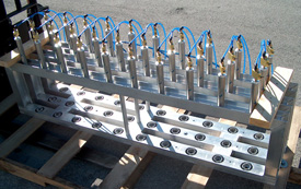 30-station pneumatic glue press